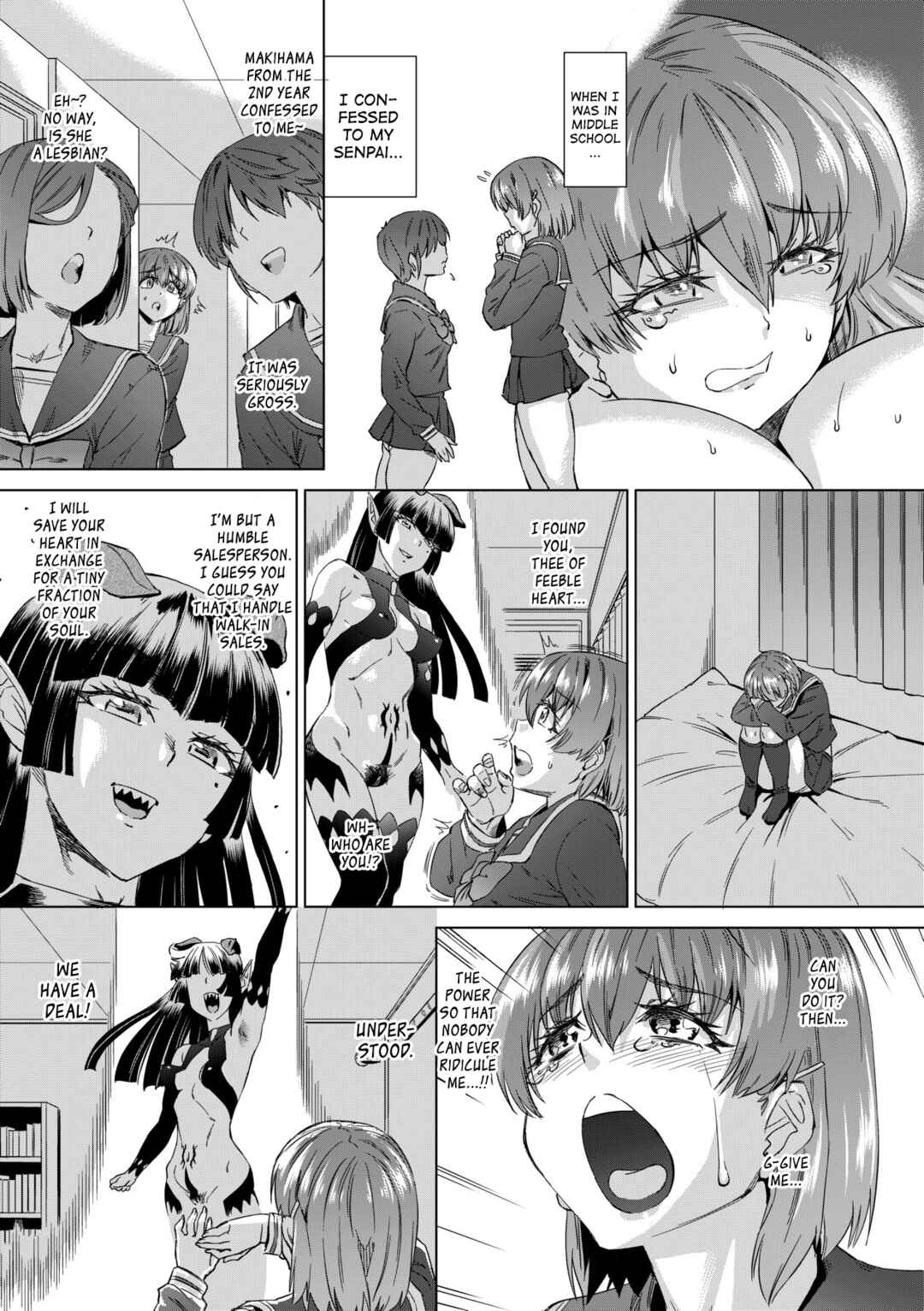 Page 21 Chapter 5 Jagan no Saimin Inryoku de Seitokai Les Joshi-tachi no Shojo o Kyousei Rape!!