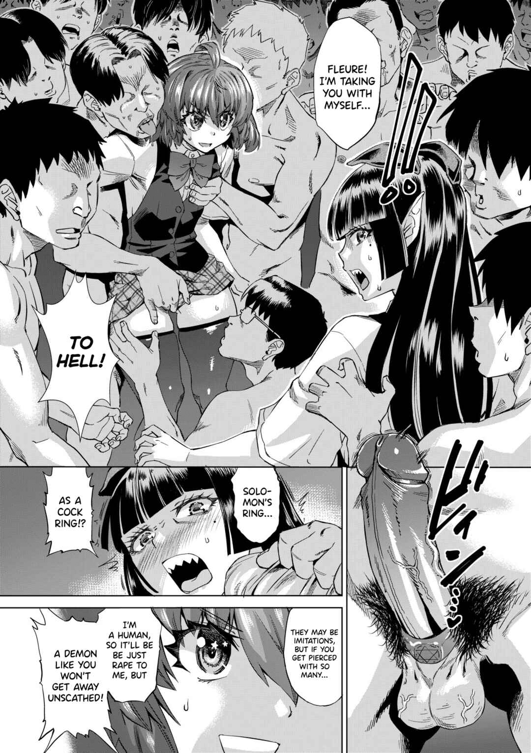 Page 8 Chapter 5 Jagan no Saimin Inryoku de Seitokai Les Joshi-tachi no Shojo o Kyousei Rape!!