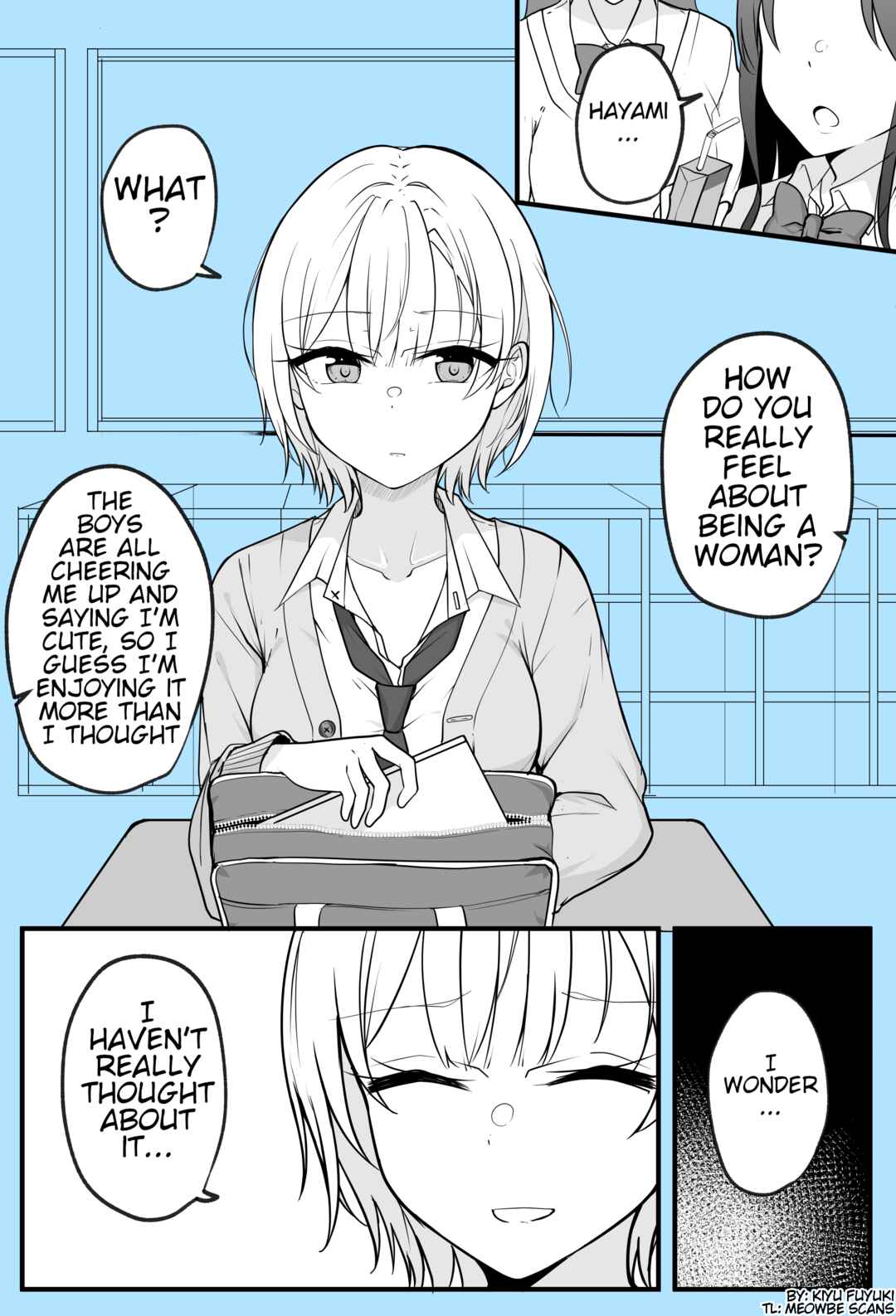 Page 1 Chapter 4 Until My Best Friend Who Became a Girl One Day Becomes Happy