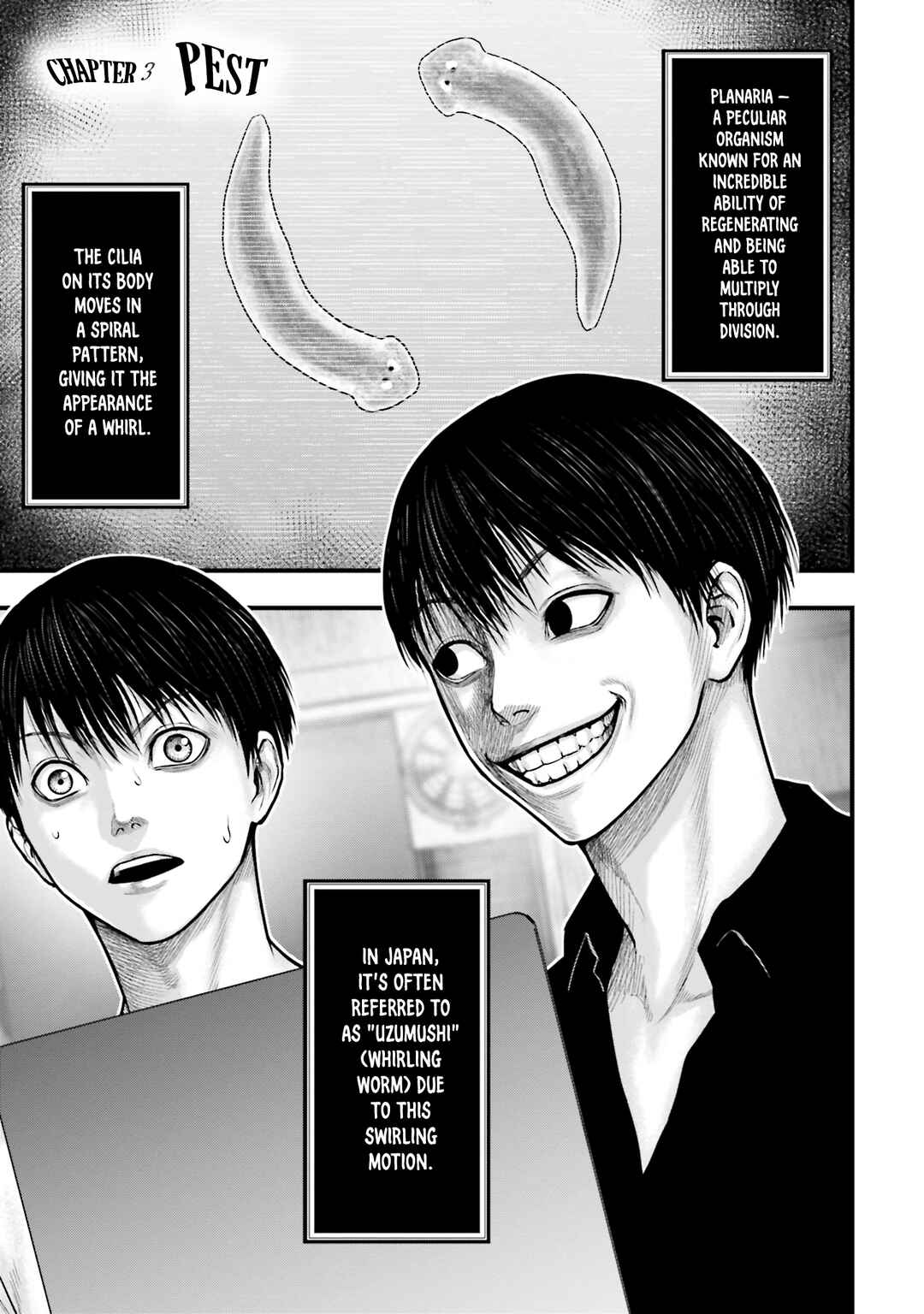Page 1 Chapter 3 Uzugami: Humans who Divide and Multiply