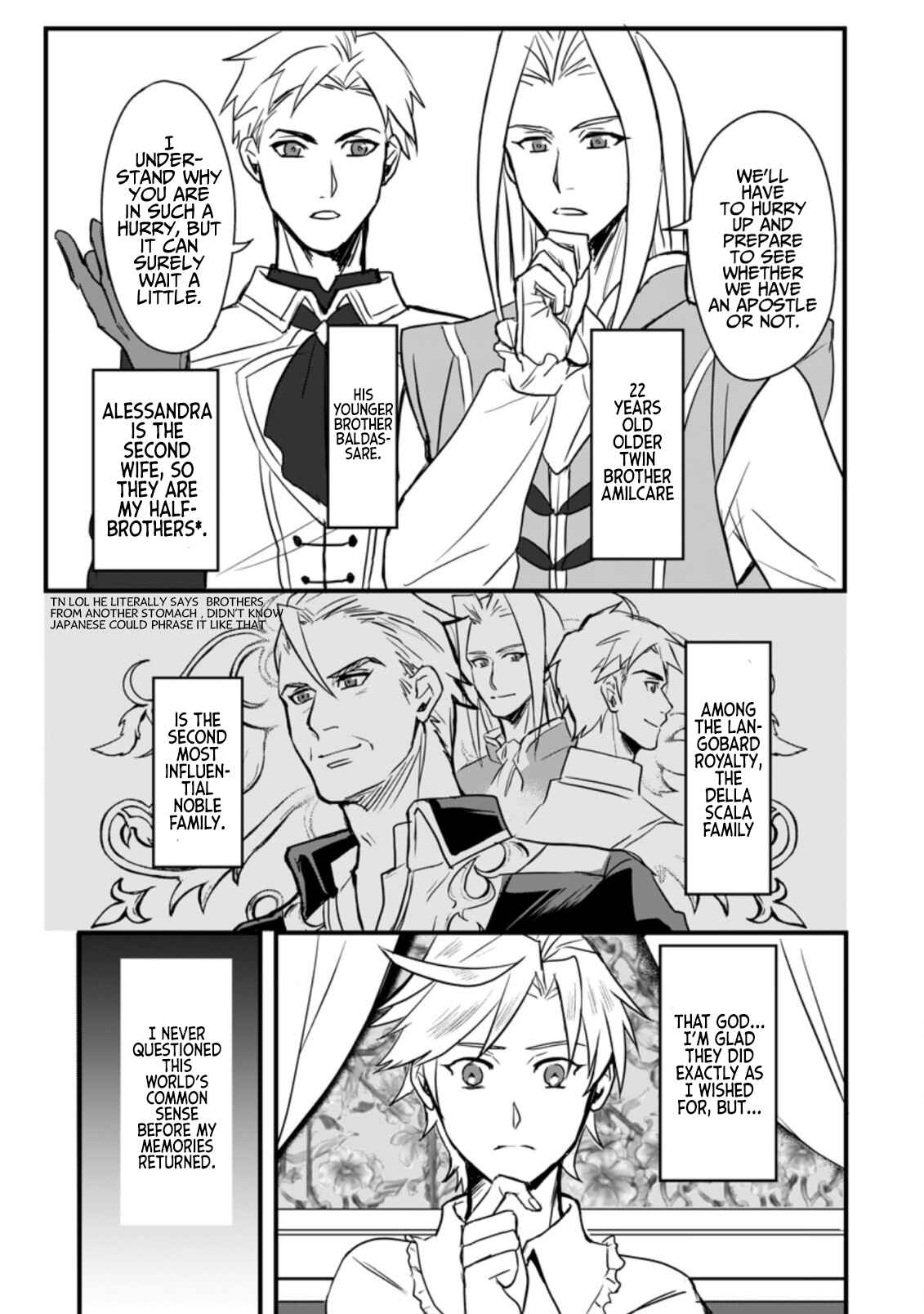 Page 12 Chapter 1 Tensei Shita Kedo Cheat Nouryoku wo Tsukawanai De Ikite Miru
