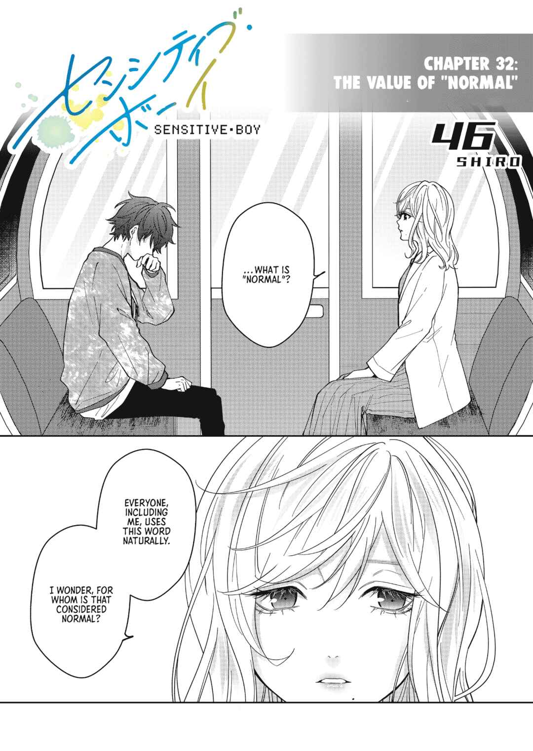 Page 1 Chapter 32 Sensitive Boy