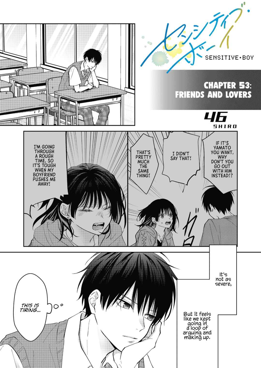 Page 1 Chapter 53 Sensitive Boy