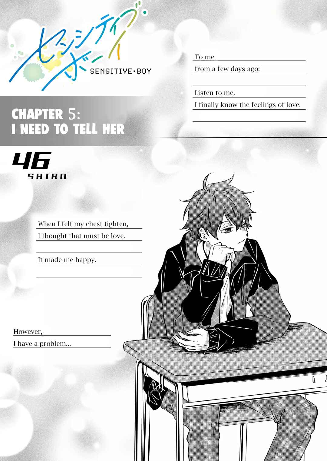 Page 1 Chapter 5 Sensitive Boy