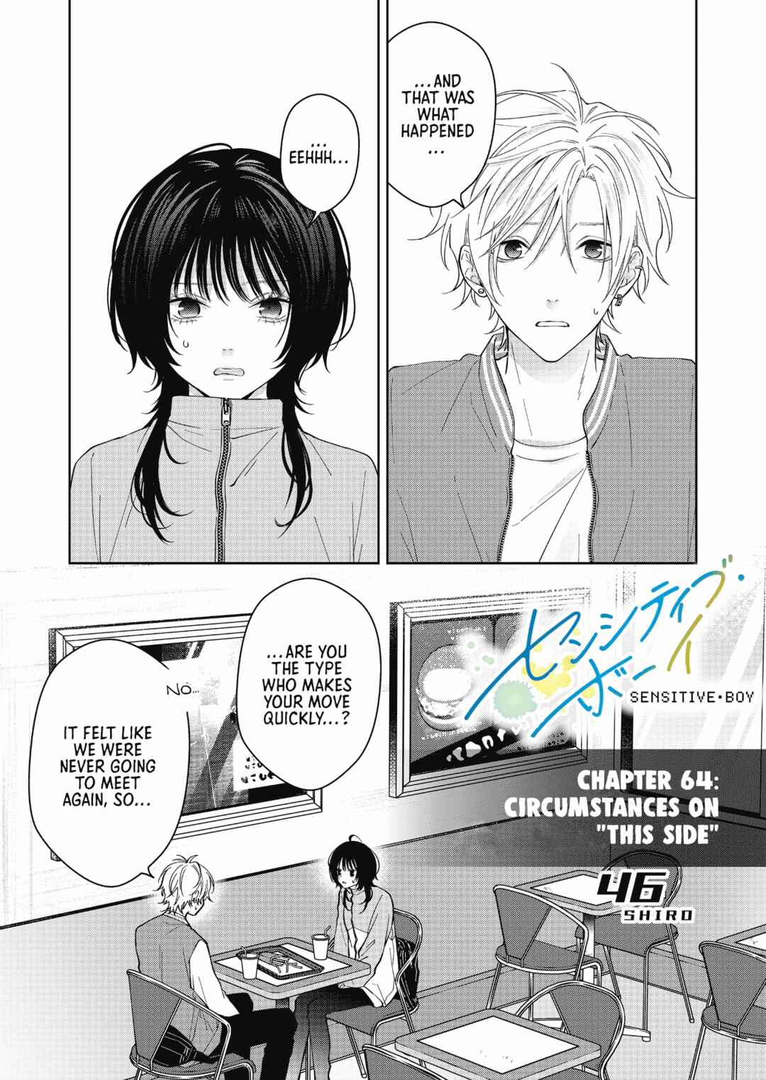 Page 1 Chapter 64 Sensitive Boy
