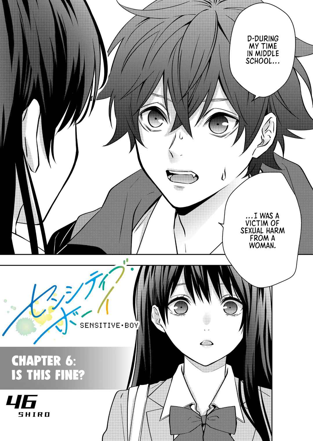 Page 1 Chapter 6 Sensitive Boy
