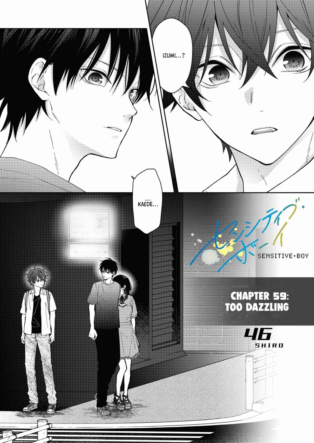 Page 1 Chapter 59 Sensitive Boy