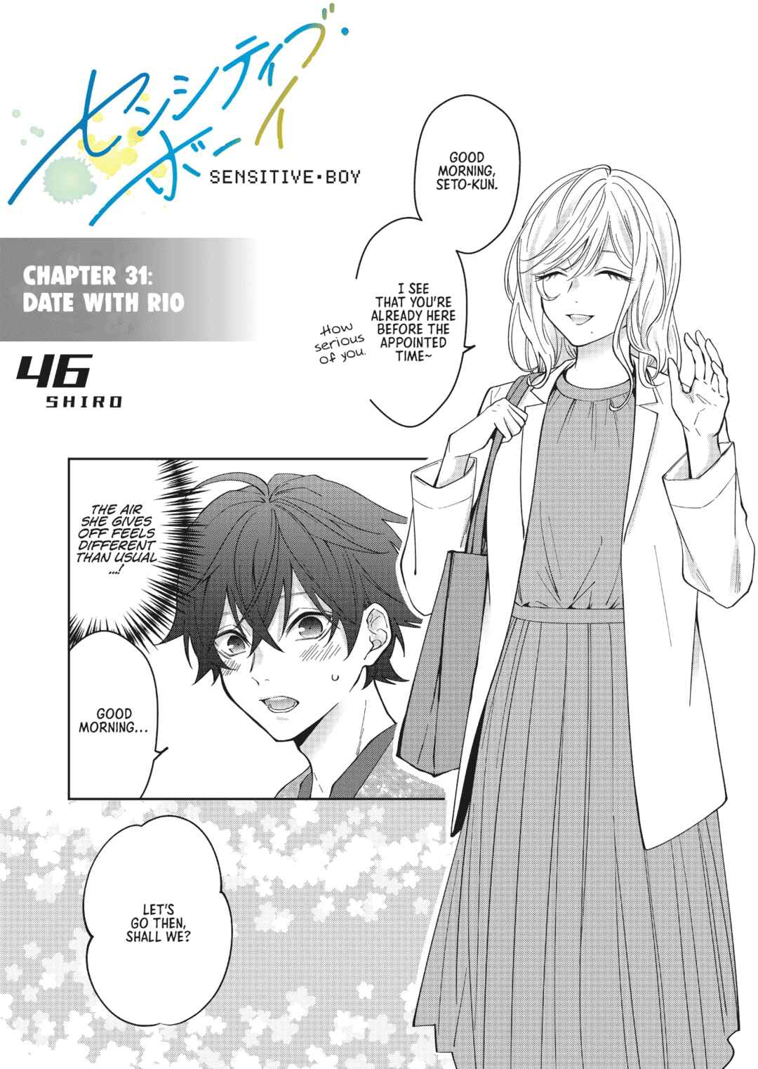 Page 1 Chapter 31 Sensitive Boy