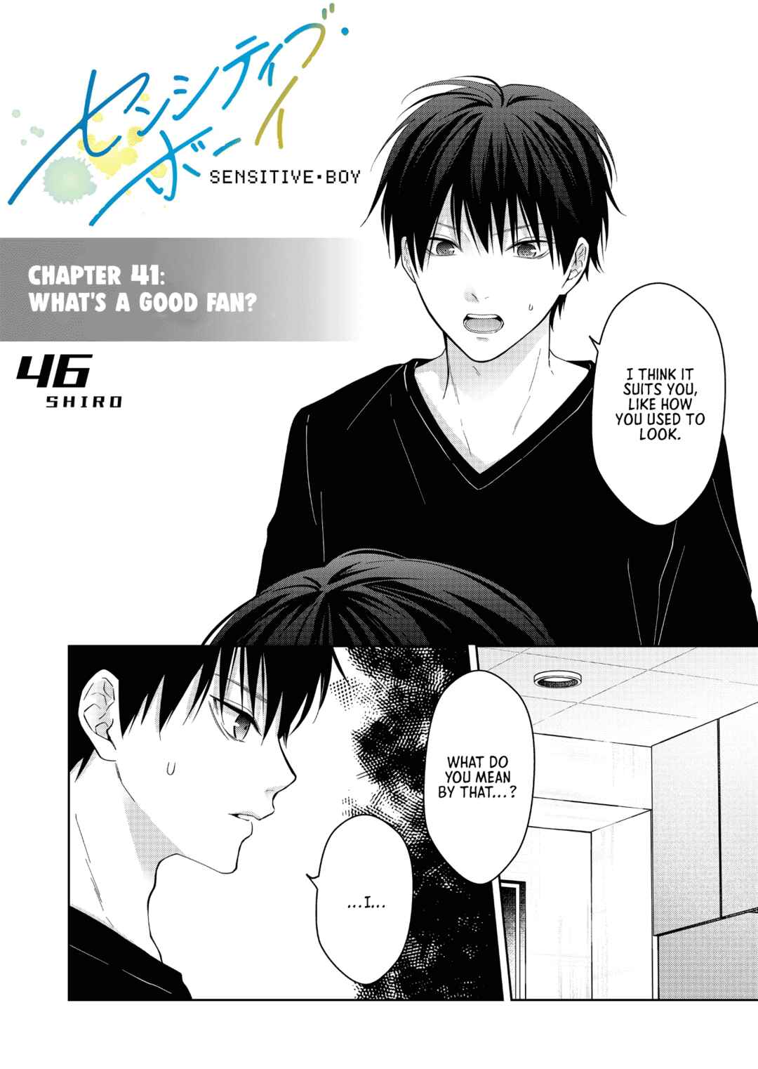 Page 1 Chapter 41 Sensitive Boy