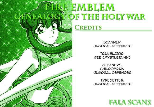 Page 9 Chapter 2 Fire Emblem III: Genealogy of the Holy War - Enix Super Comic Theater