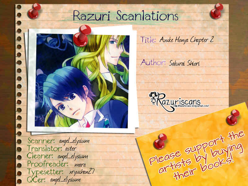 Page 1 Chapter 2 Azuke Honya