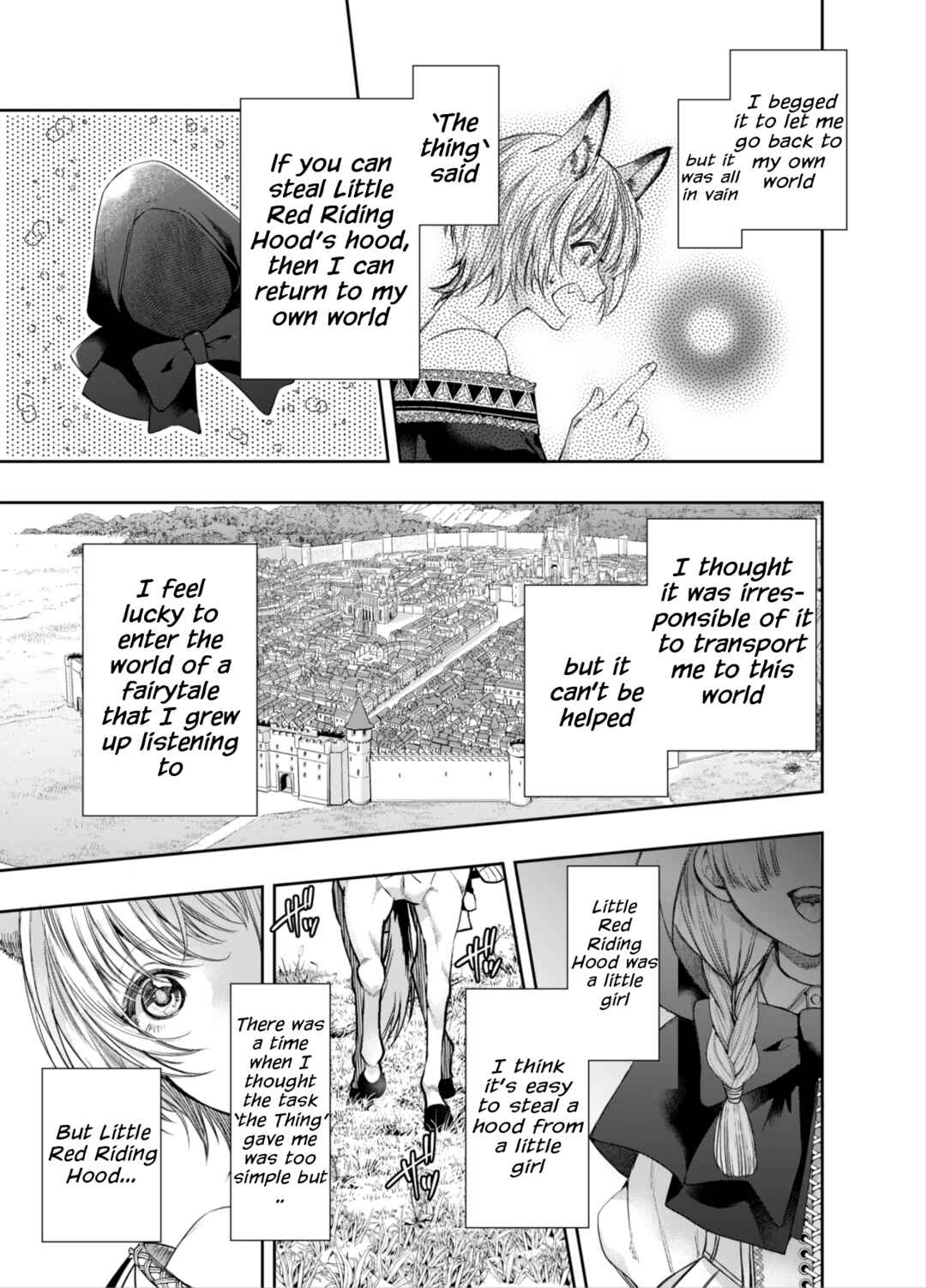Page 4 Chapter 1 Muttsuri Akazukin-kun kara wa Nigerarenai
