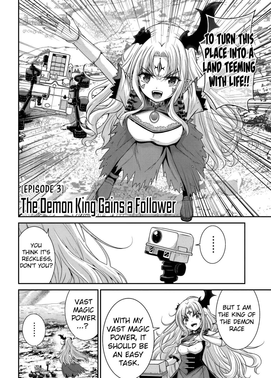 Page 3 Chapter 3 Tsuihou Sareta Maou wa Chikyuu wo Mezasu!