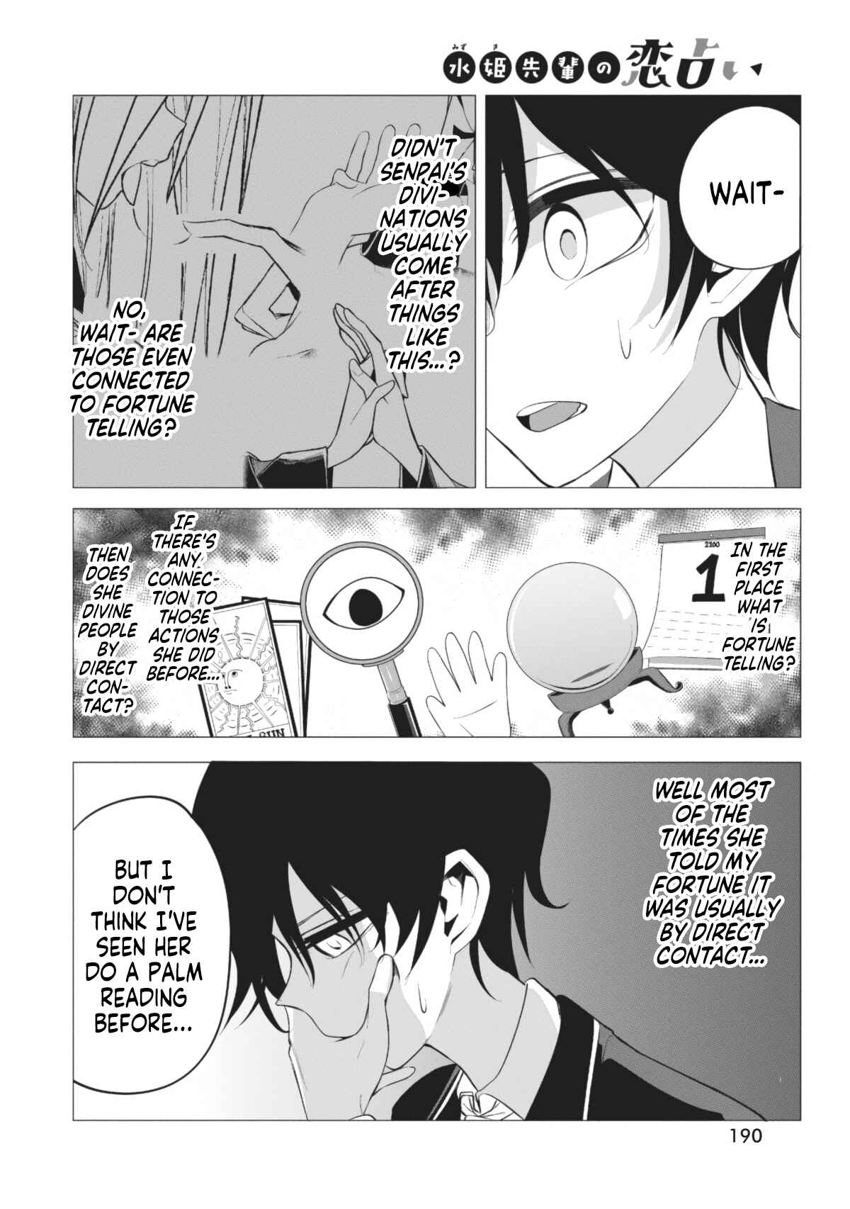 Page 8 Chapter 4 Mizuki-senpai no Koi Uranai
