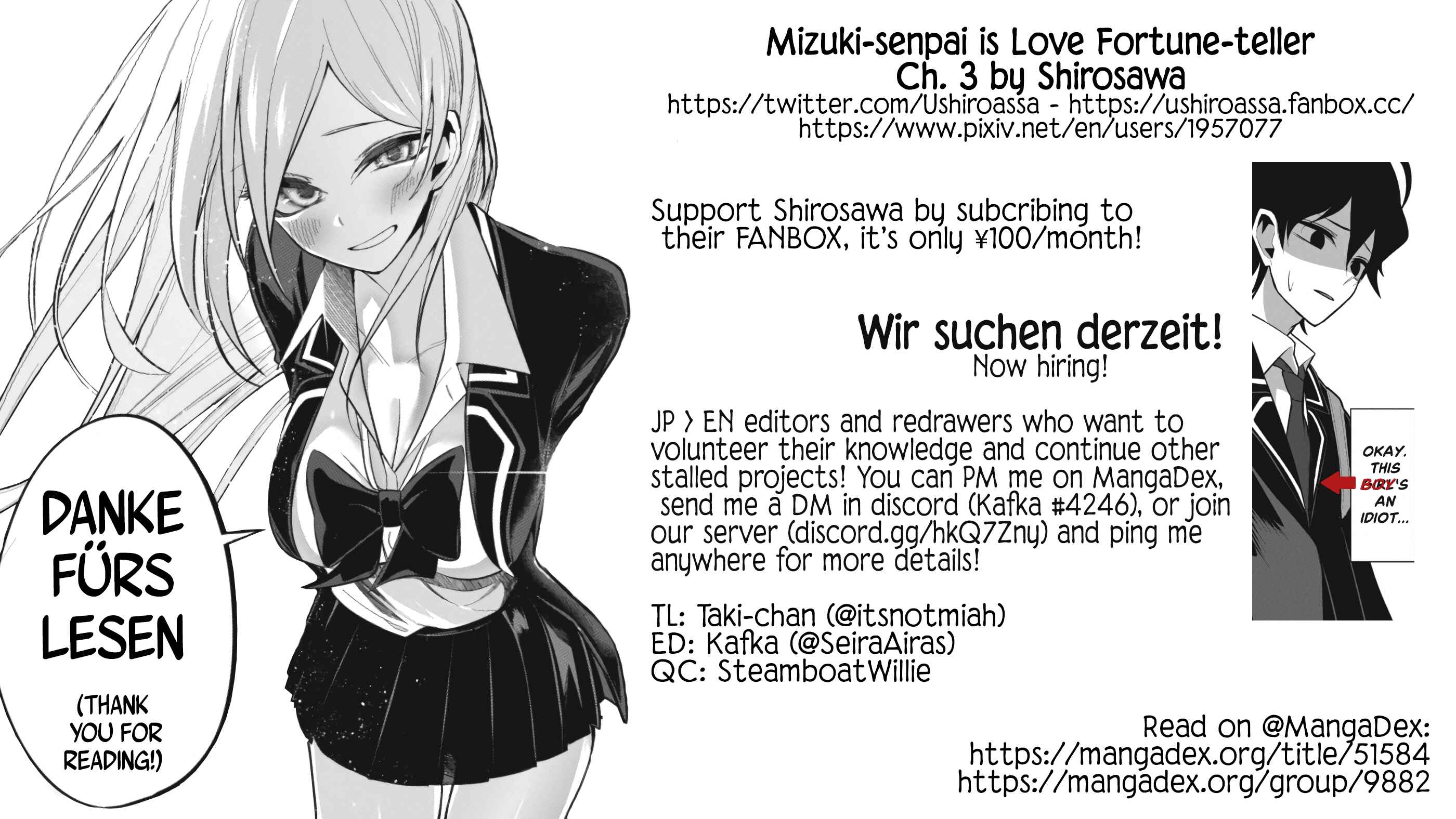 Page 18 Chapter 3 Mizuki-senpai no Koi Uranai