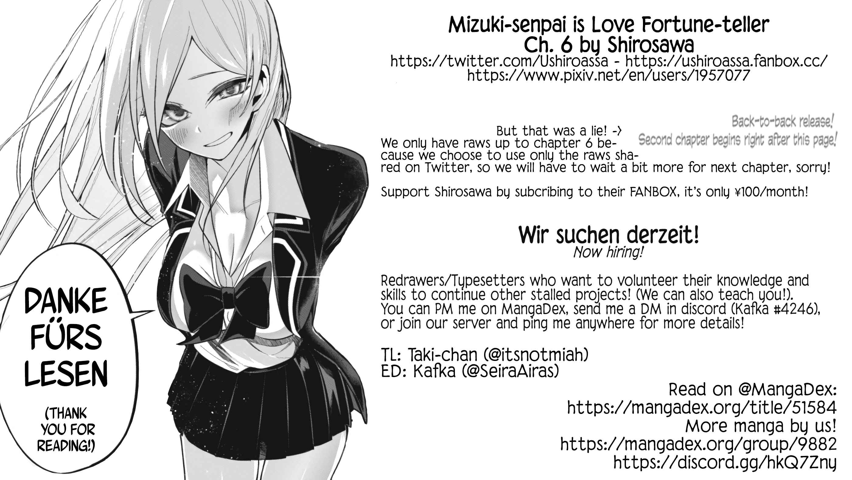 Page 16 Chapter 6 Mizuki-senpai no Koi Uranai