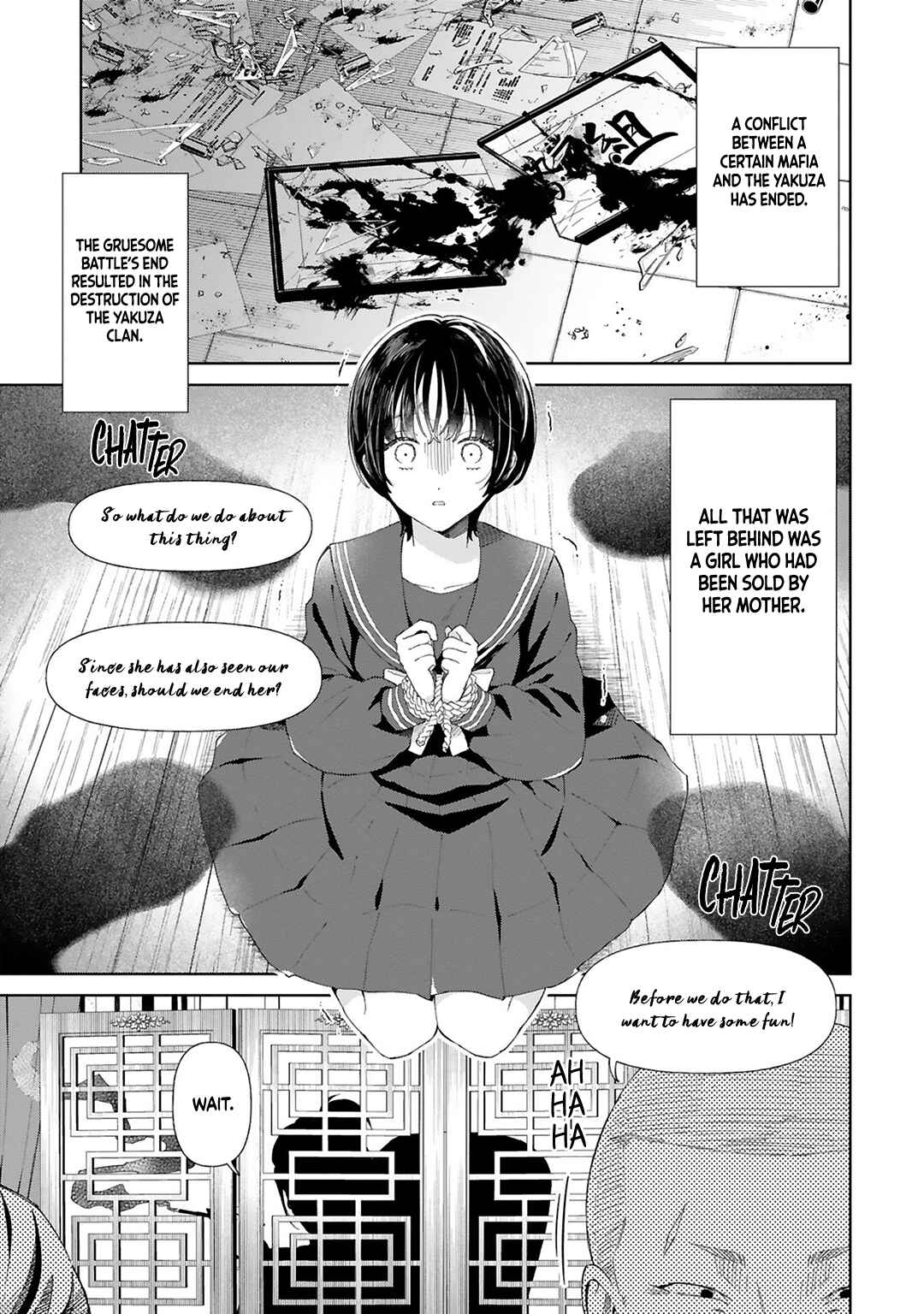 Page 3 Chapter 1 Sewayaki Mafia to Hakkou Shoujo