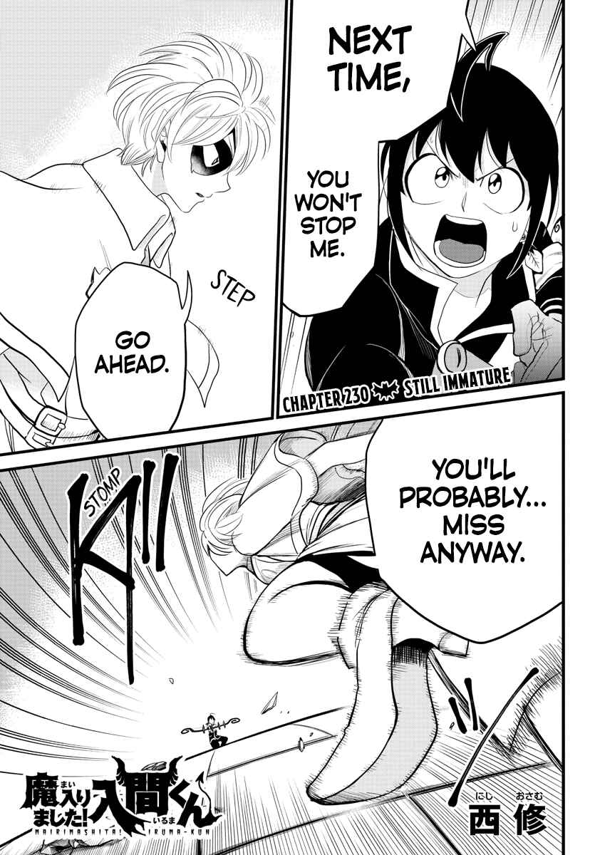 Page 1 Chapter 230 Mairimashita! Iruma-kun