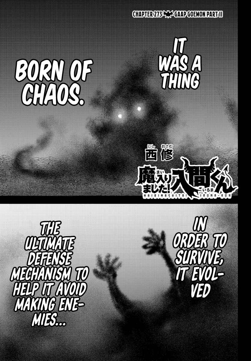 Page 1 Chapter 273 Mairimashita! Iruma-kun