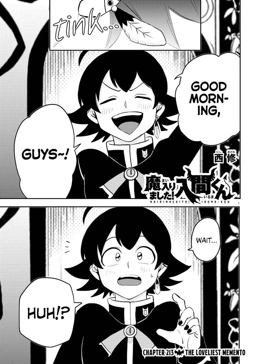 Page 1 Chapter 213 Mairimashita! Iruma-kun