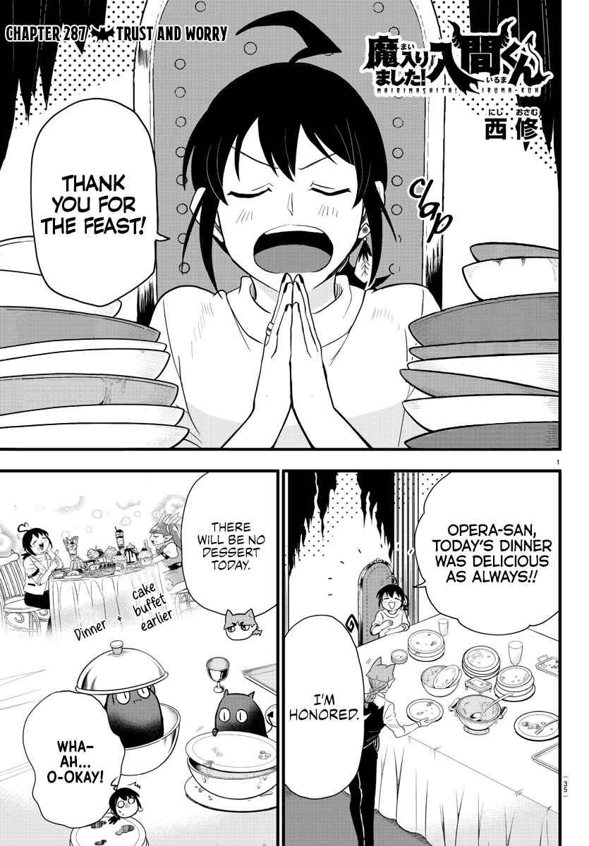 Page 1 Chapter 287 Mairimashita! Iruma-kun
