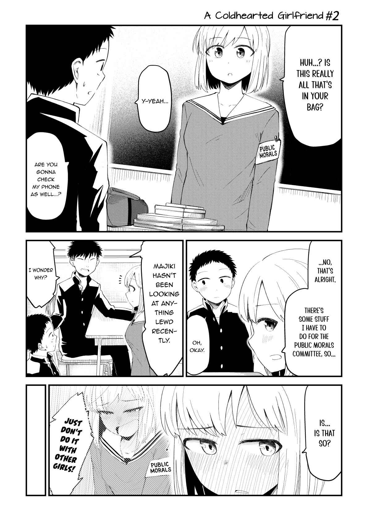 Page 1 Chapter 2 My Girlfriend Is Coldhearted