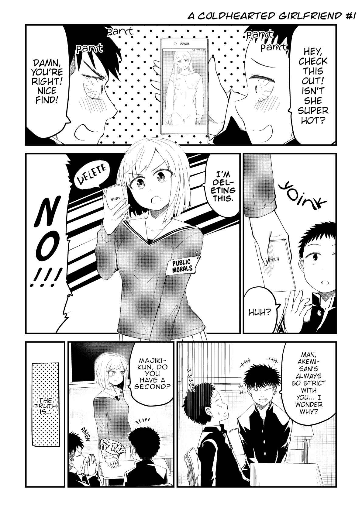 Page 1 Chapter 1 My Girlfriend Is Coldhearted