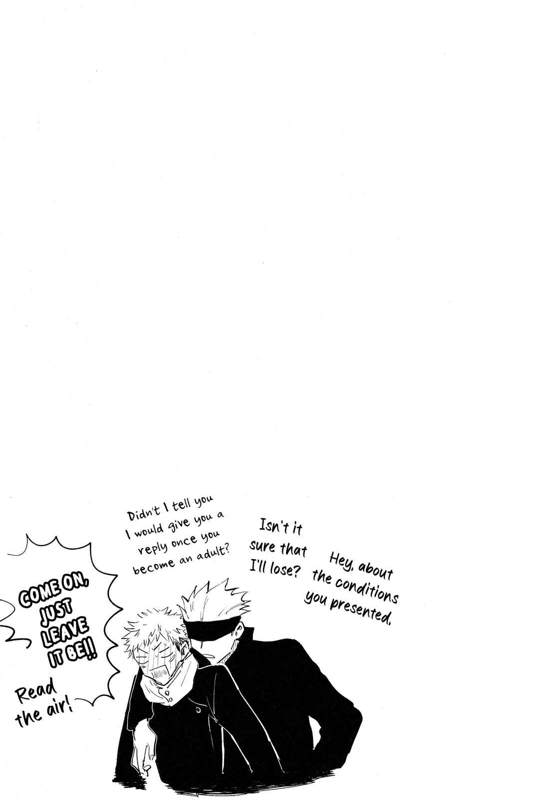 Page 10 Chapter Unknown_e431 Jujutsu Kaisen - Sensei!! (Doujinshi)