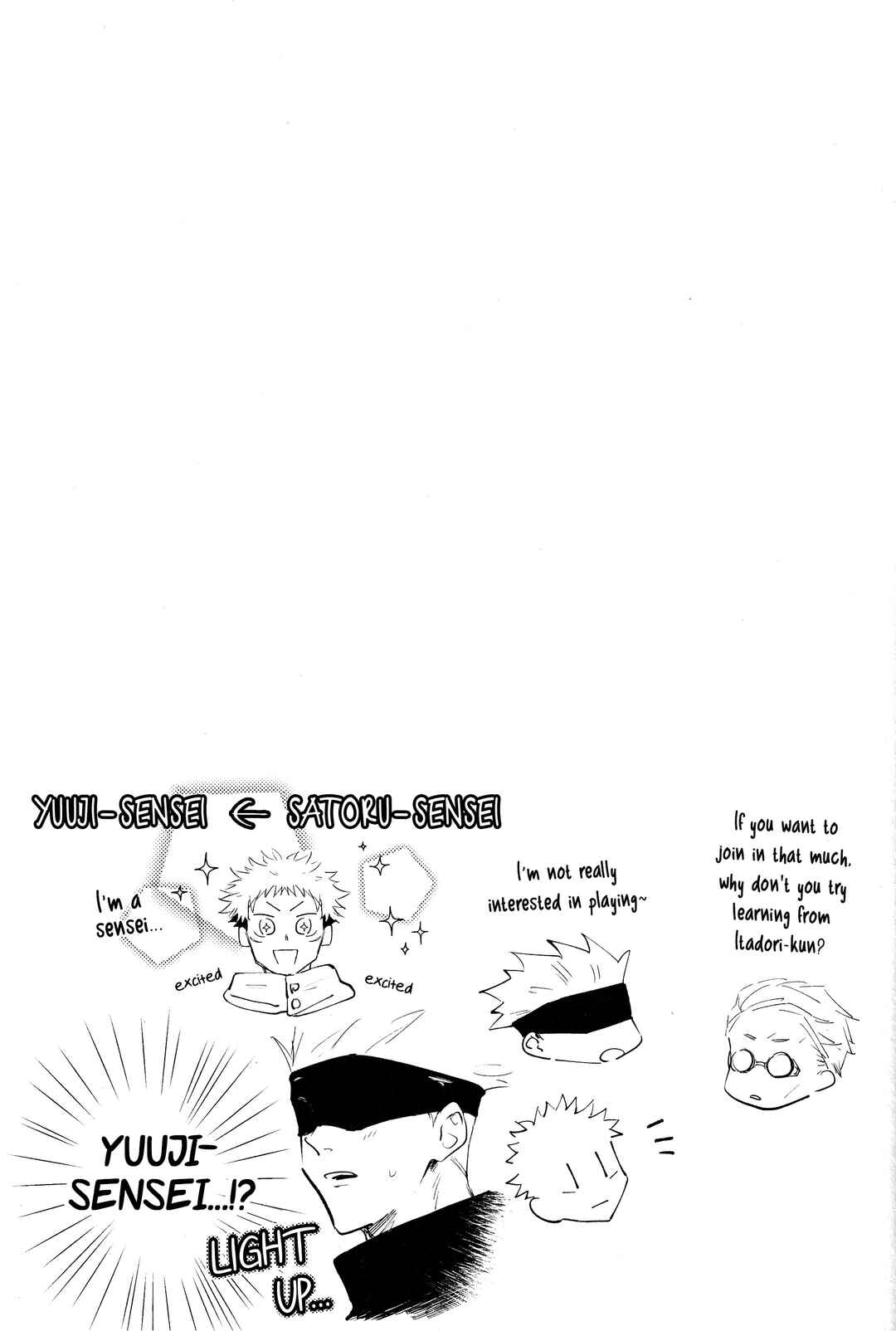 Page 24 Chapter Unknown_e431 Jujutsu Kaisen - Sensei!! (Doujinshi)