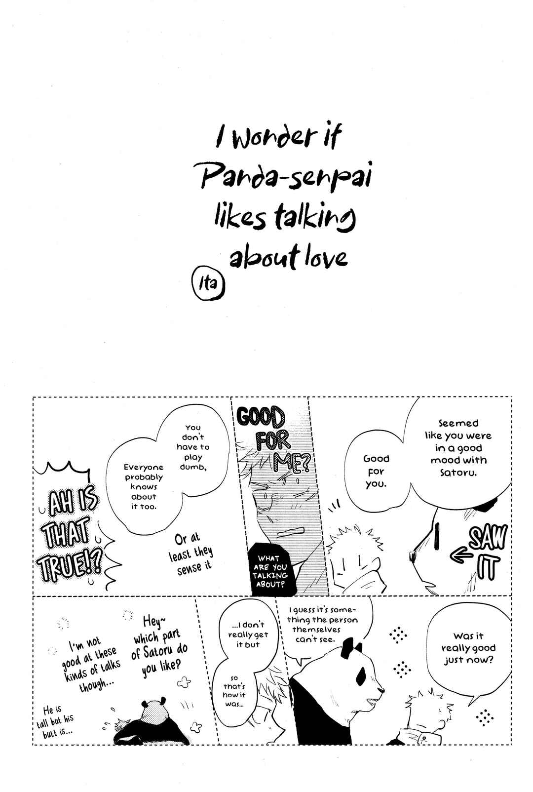 Page 30 Chapter Unknown_e431 Jujutsu Kaisen - Sensei!! (Doujinshi)