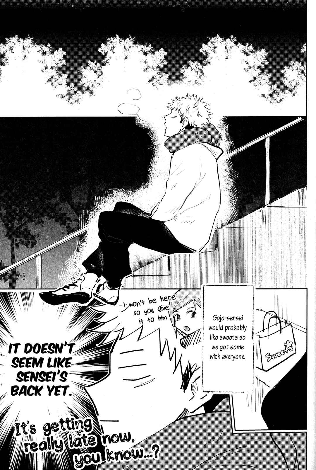 Page 36 Chapter Unknown_e431 Jujutsu Kaisen - Sensei!! (Doujinshi)