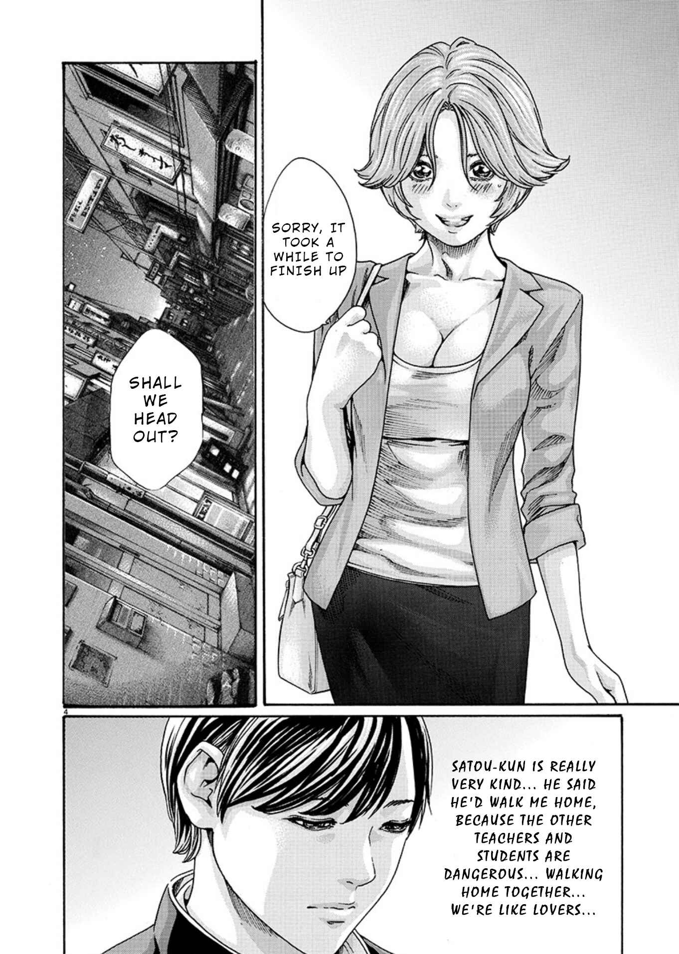 Page 4 Chapter 7 Hajimete no Sensei