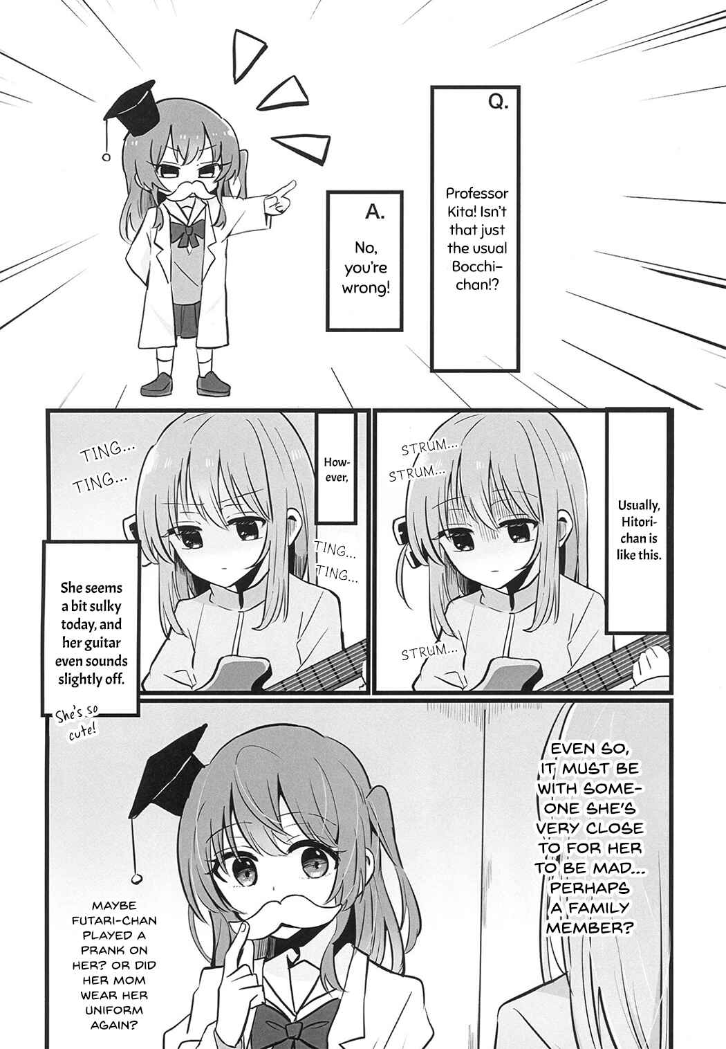 Page 2 Chapter Unknown_523f Bocchi the Rock! - Gotou-san! Moshikashite Okottemasu ka? (Doujinshi)