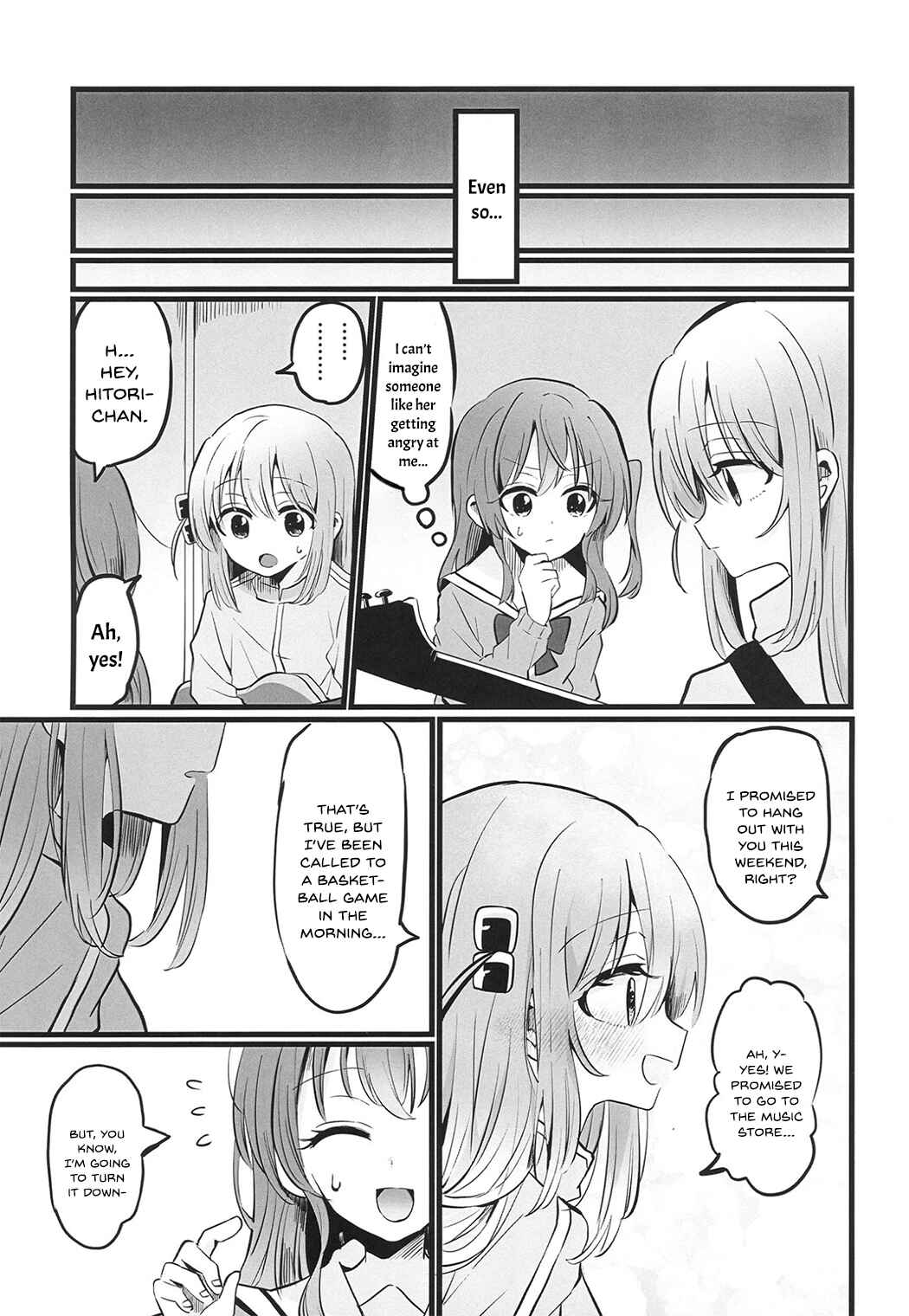 Page 9 Chapter Unknown_523f Bocchi the Rock! - Gotou-san! Moshikashite Okottemasu ka? (Doujinshi)