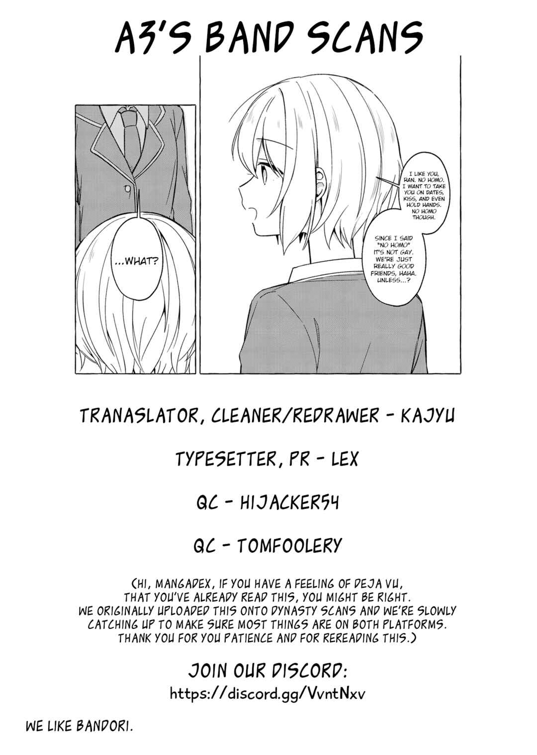 Page 26 Chapter Unknown_88b8 BanG Dream! - Spring Hasnt Arrived For Us Yet (Doujinshi)