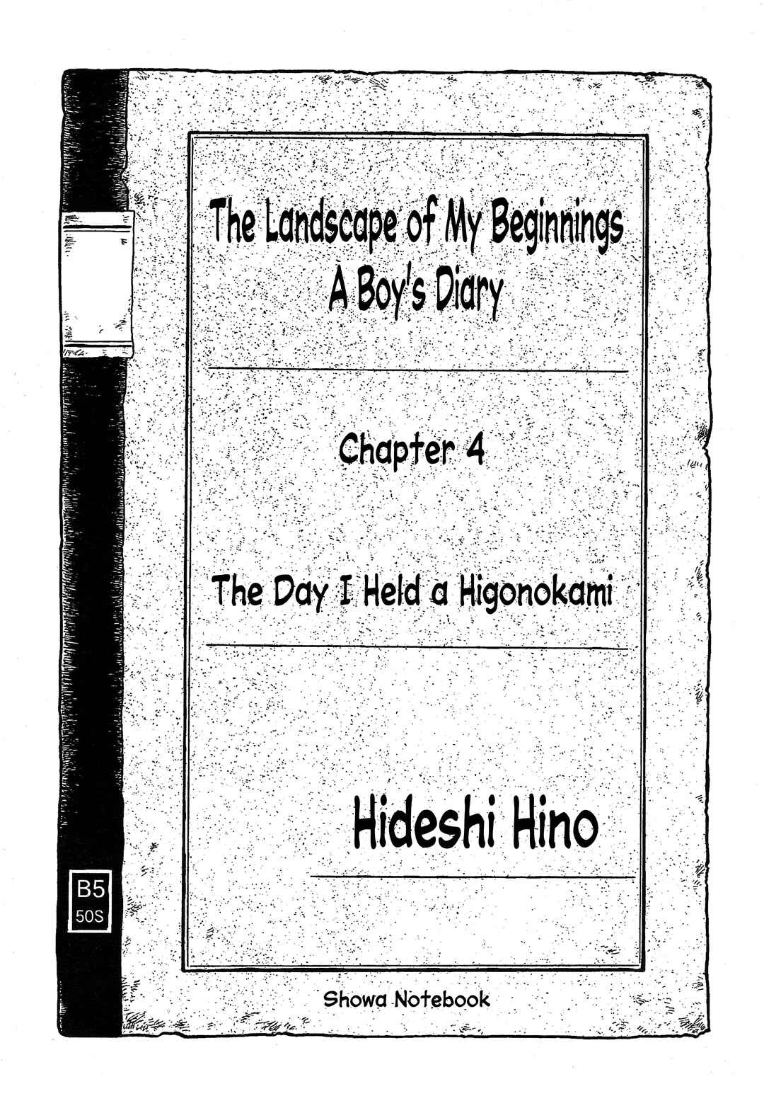 Page 1 Chapter 4 A Boys Diary