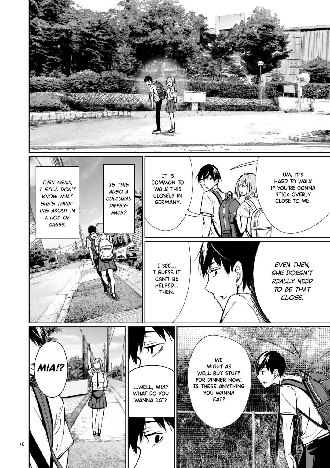 Page 10 Chapter Unknown_d287 Homestay-chu no Doitsu Musume ga Issho ni Furo ni Haitte Kuru Wake