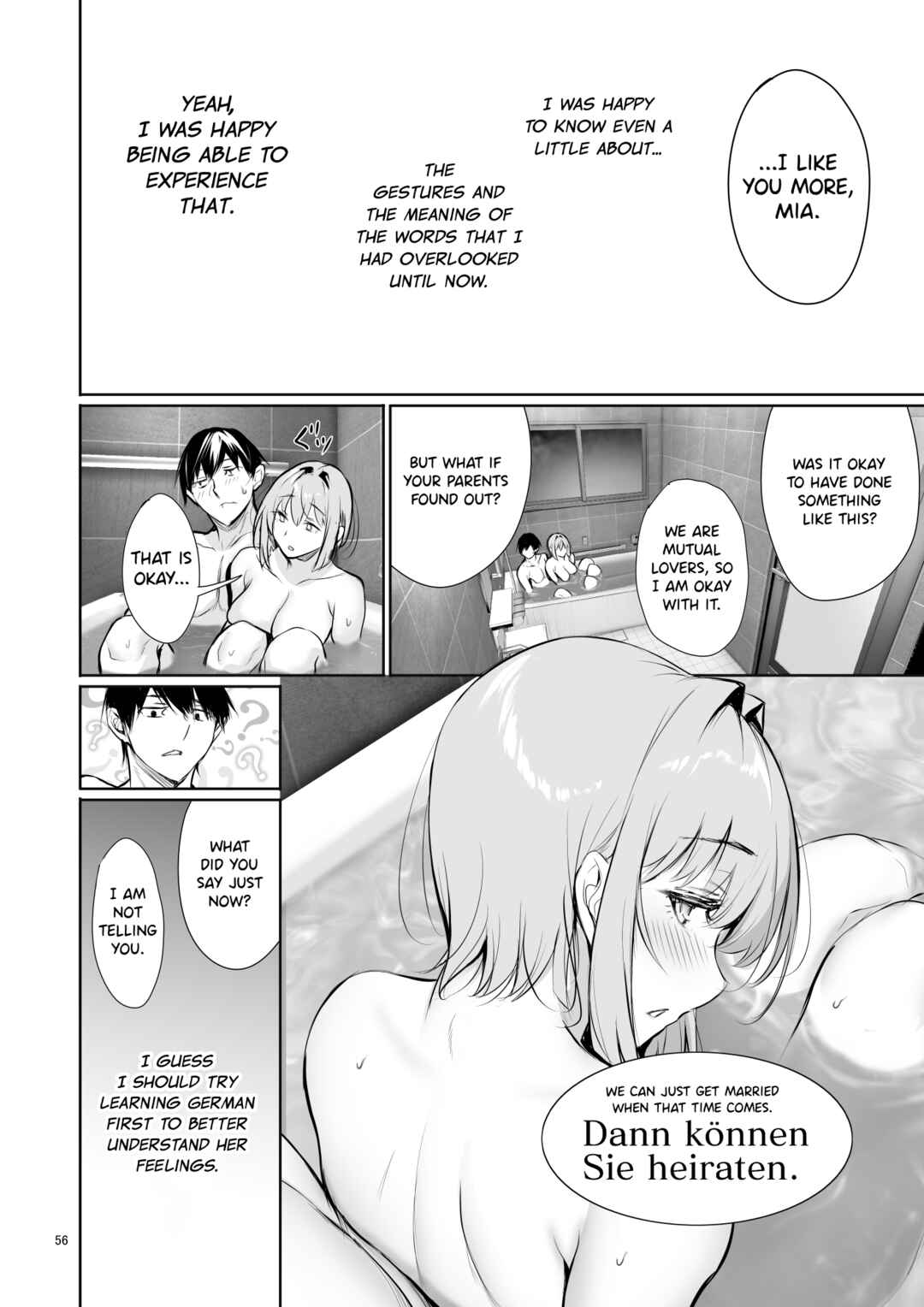 Page 56 Chapter Unknown_d287 Homestay-chu no Doitsu Musume ga Issho ni Furo ni Haitte Kuru Wake
