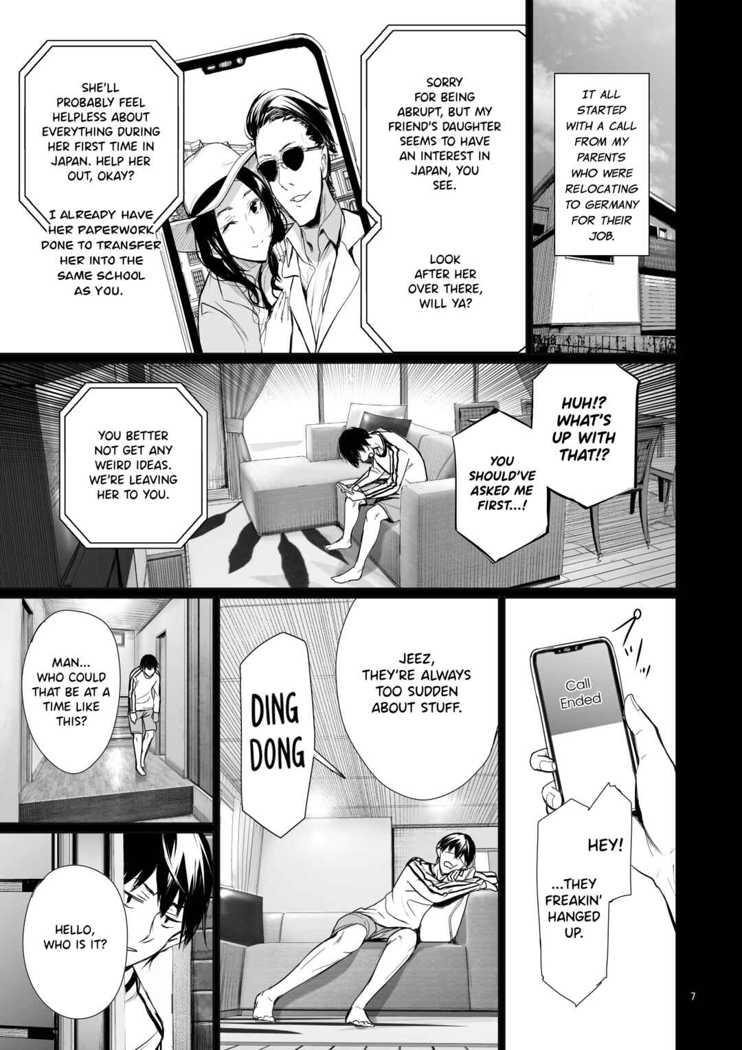 Page 7 Chapter Unknown_d287 Homestay-chu no Doitsu Musume ga Issho ni Furo ni Haitte Kuru Wake