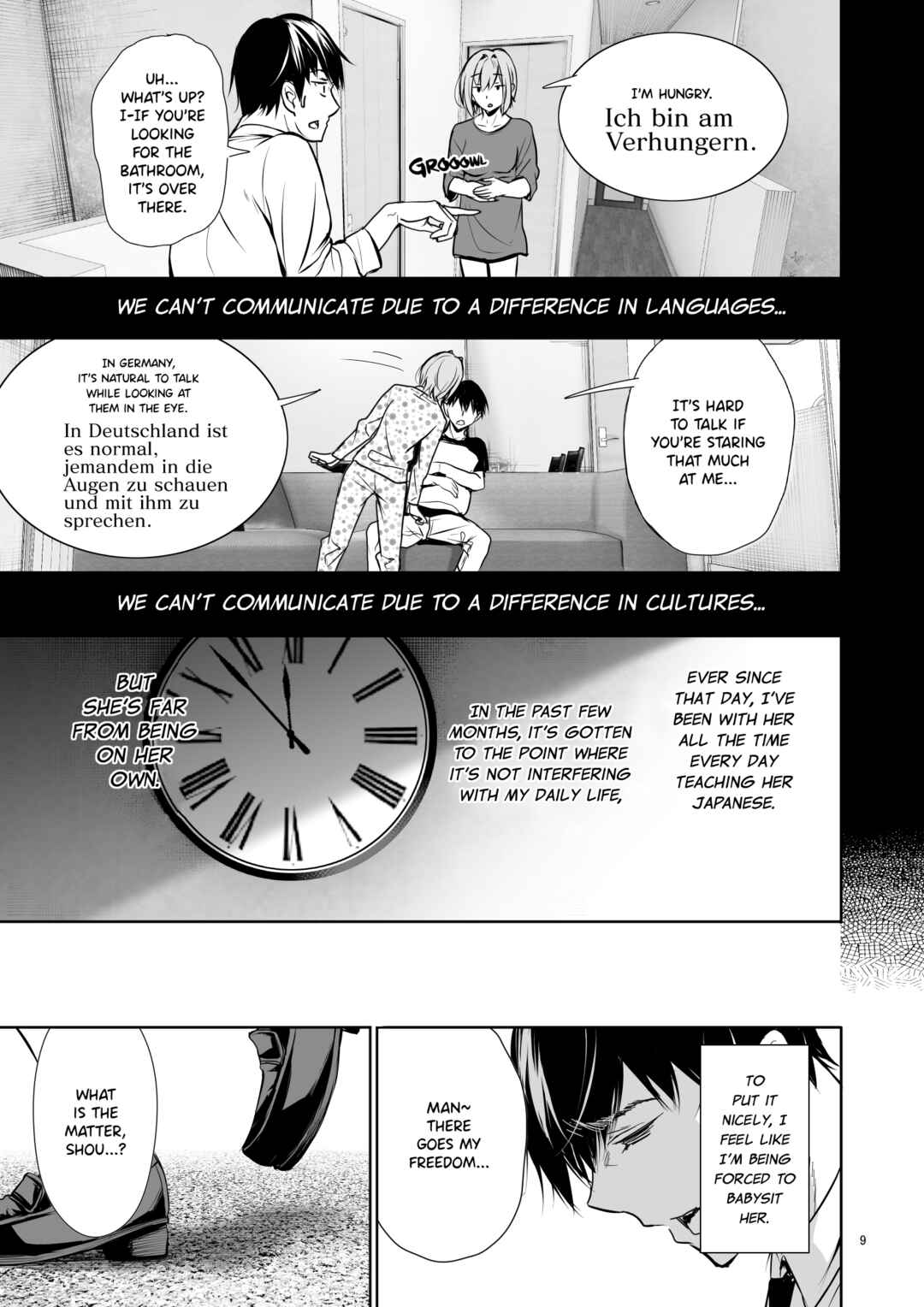 Page 9 Chapter Unknown_d287 Homestay-chu no Doitsu Musume ga Issho ni Furo ni Haitte Kuru Wake