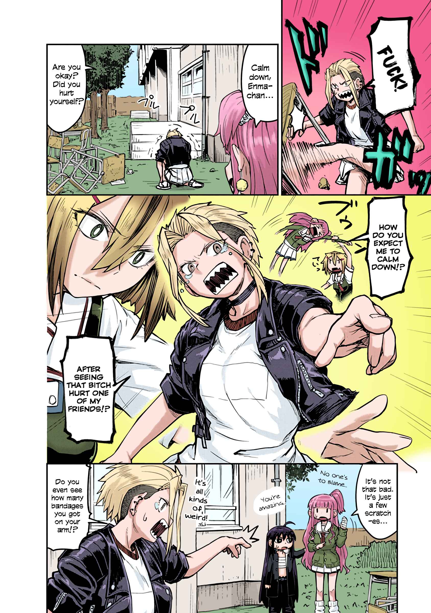 Page 2 Chapter 3 Torako, Anmari Kowashicha Dame da yo (Fan Colored)