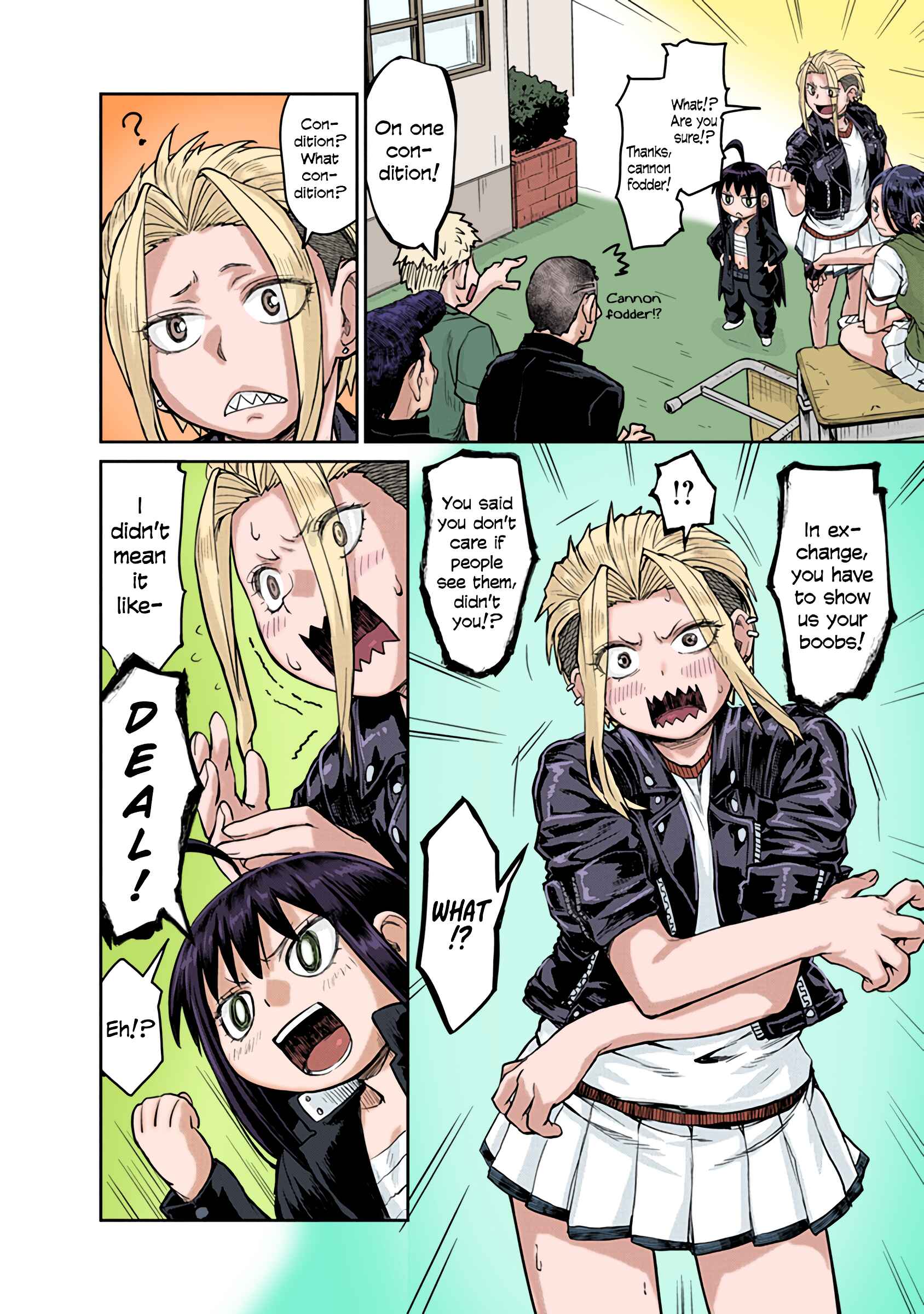 Page 4 Chapter 3 Torako, Anmari Kowashicha Dame da yo (Fan Colored)