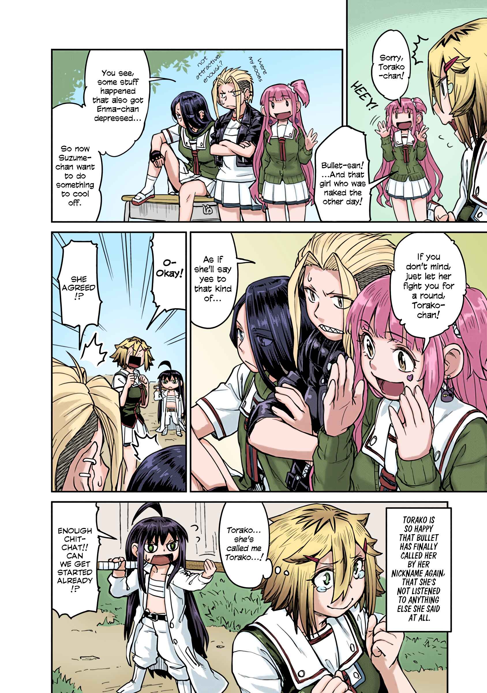 Page 4 Chapter 4 Torako, Anmari Kowashicha Dame da yo (Fan Colored)