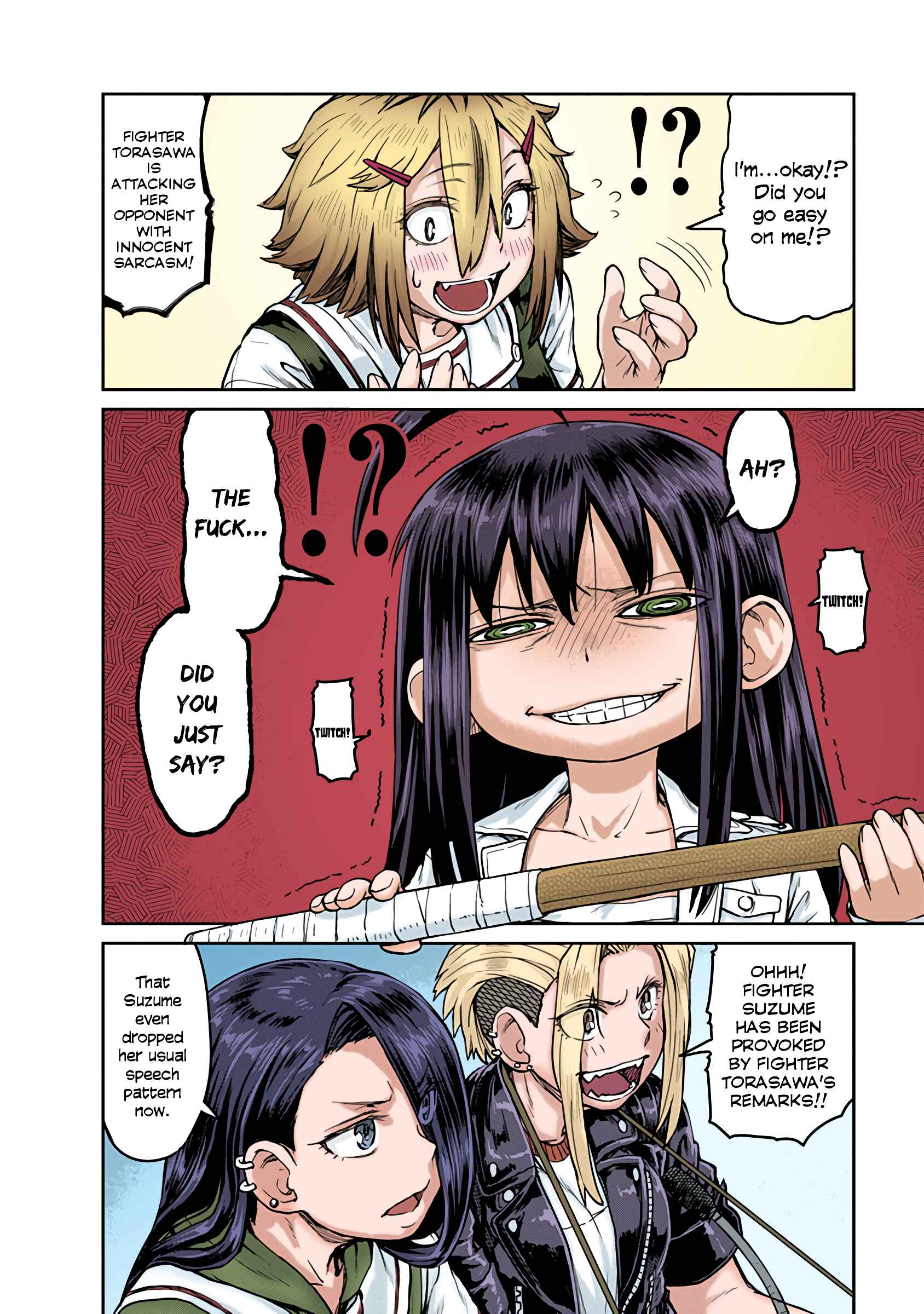 Page 8 Chapter 4 Torako, Anmari Kowashicha Dame da yo (Fan Colored)