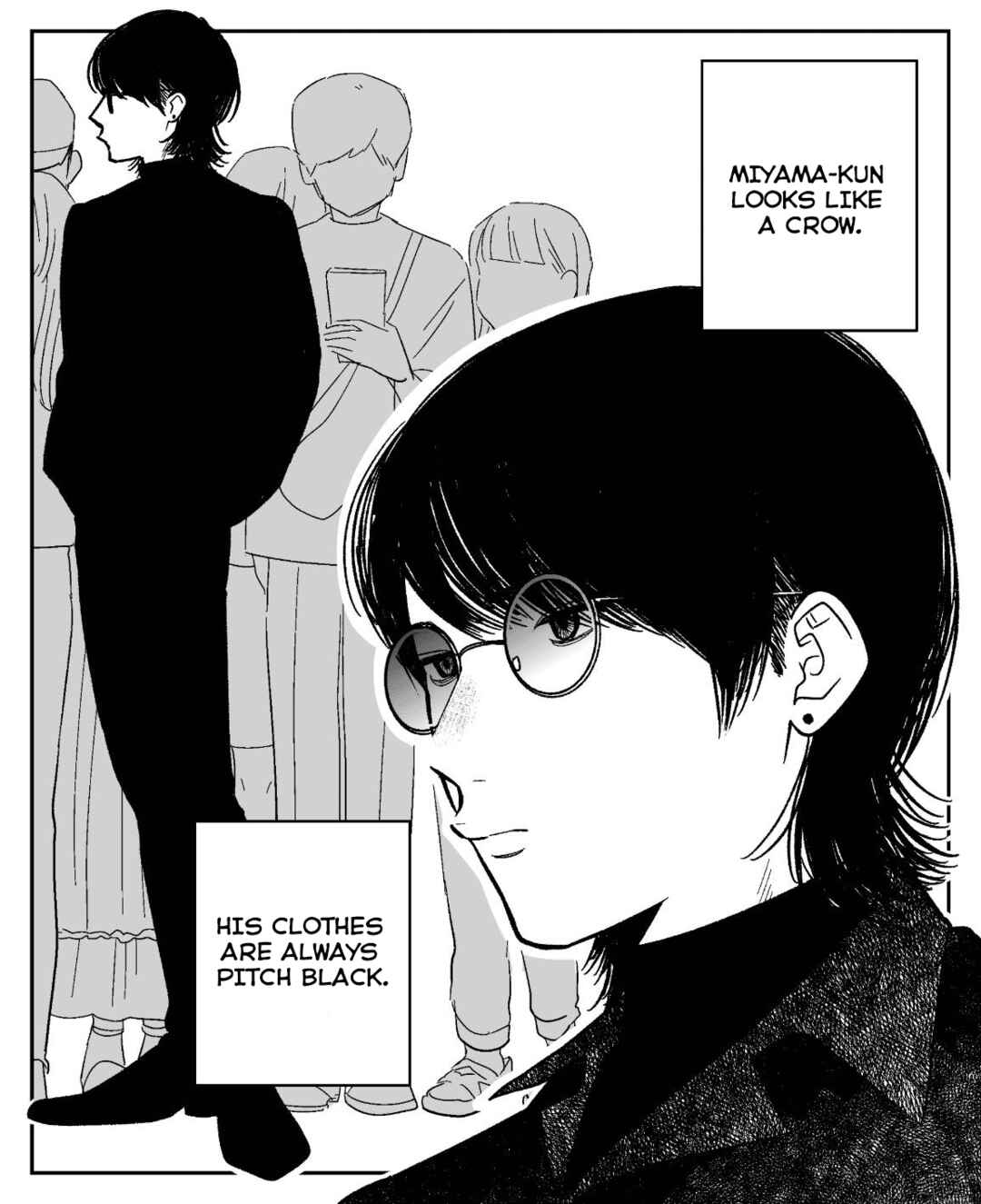 Page 1 Chapter 1 Crow-like Miyama-kun
