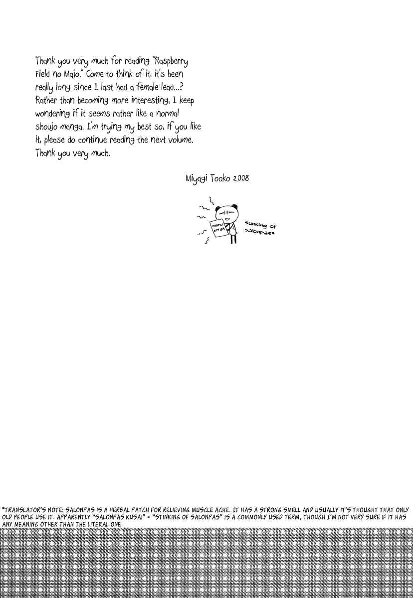 Page 36 Chapter 5 Raspberry Field no Majo