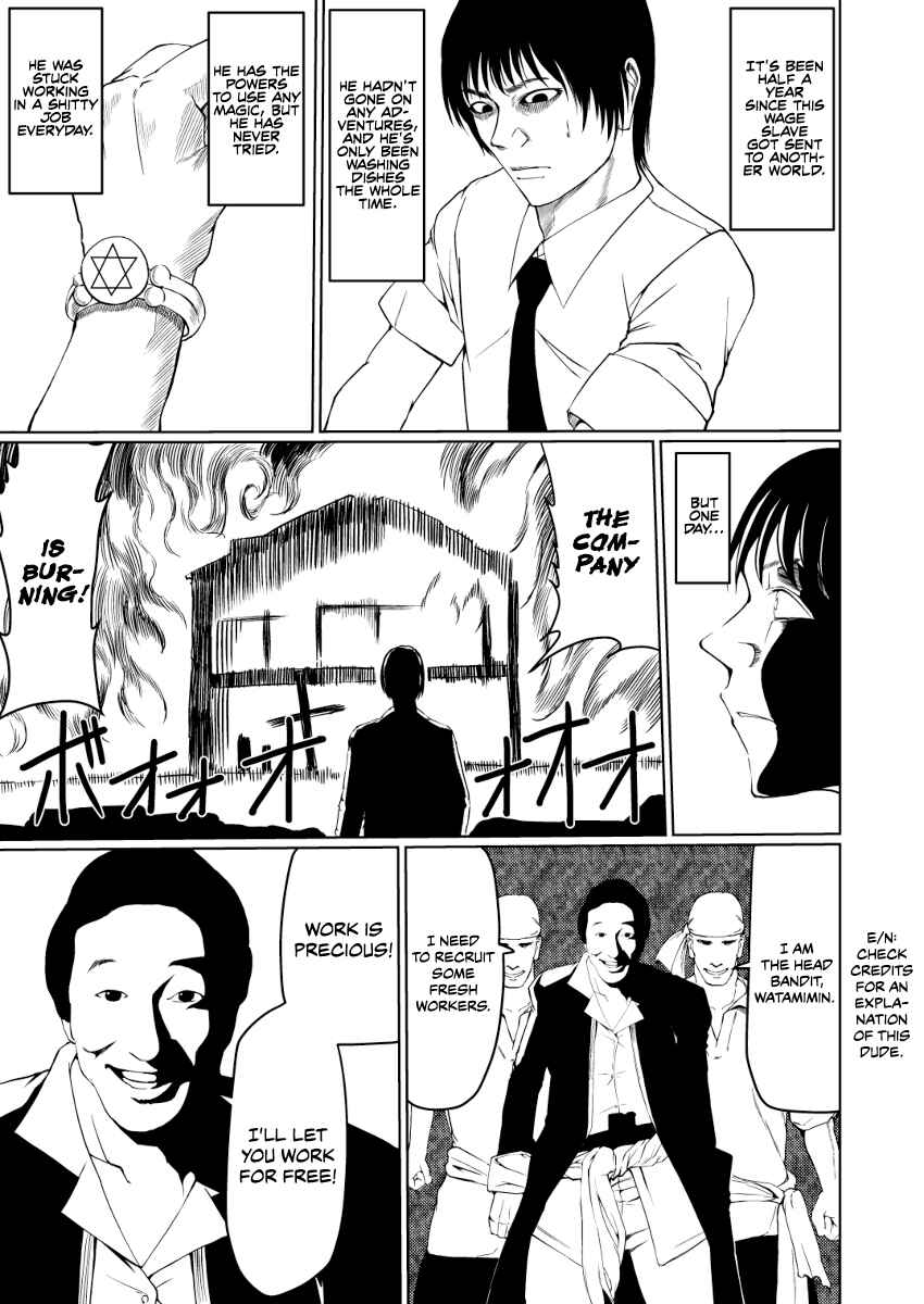 Page 1 Chapter 2 A Wage Slave is Reincarnated in a Different World!! Its Heartbreaking!!!