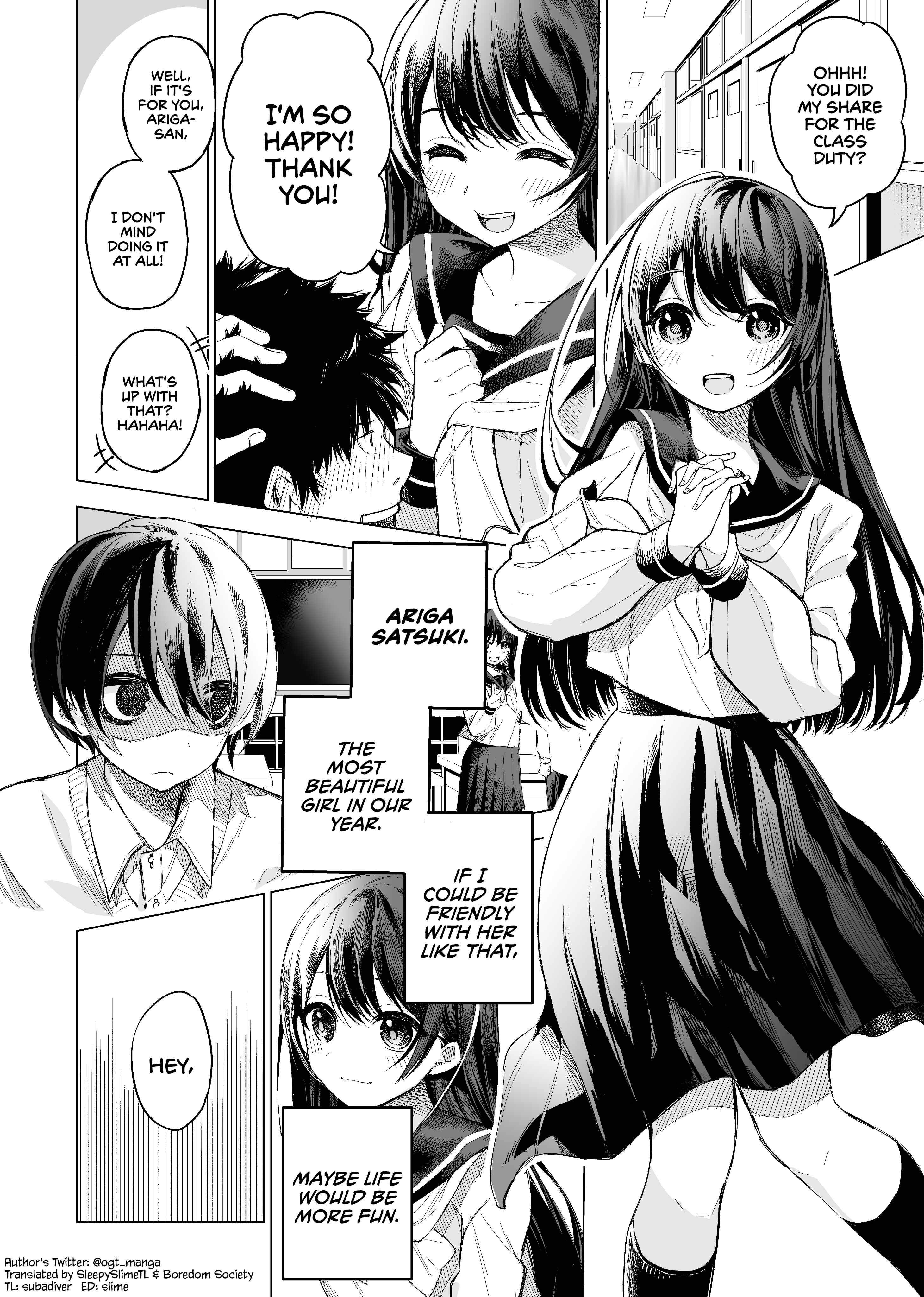 Page 1 Chapter Unknown_67b0 The Gloomy Boy and the Sunny Girl Get Along