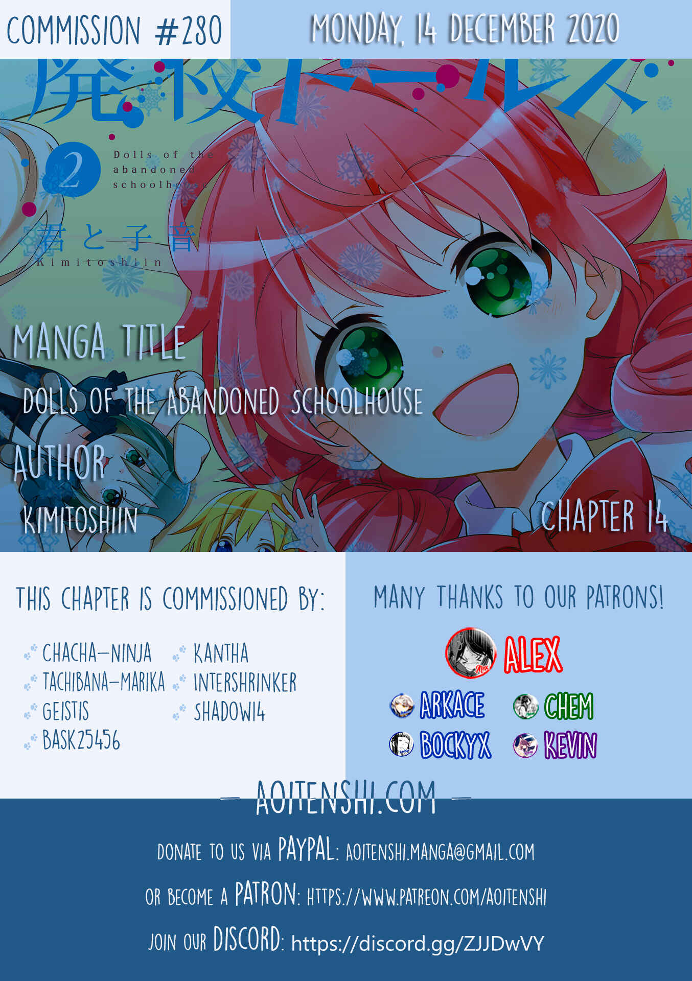 Page 2 Chapter 14 Haiko Dolls