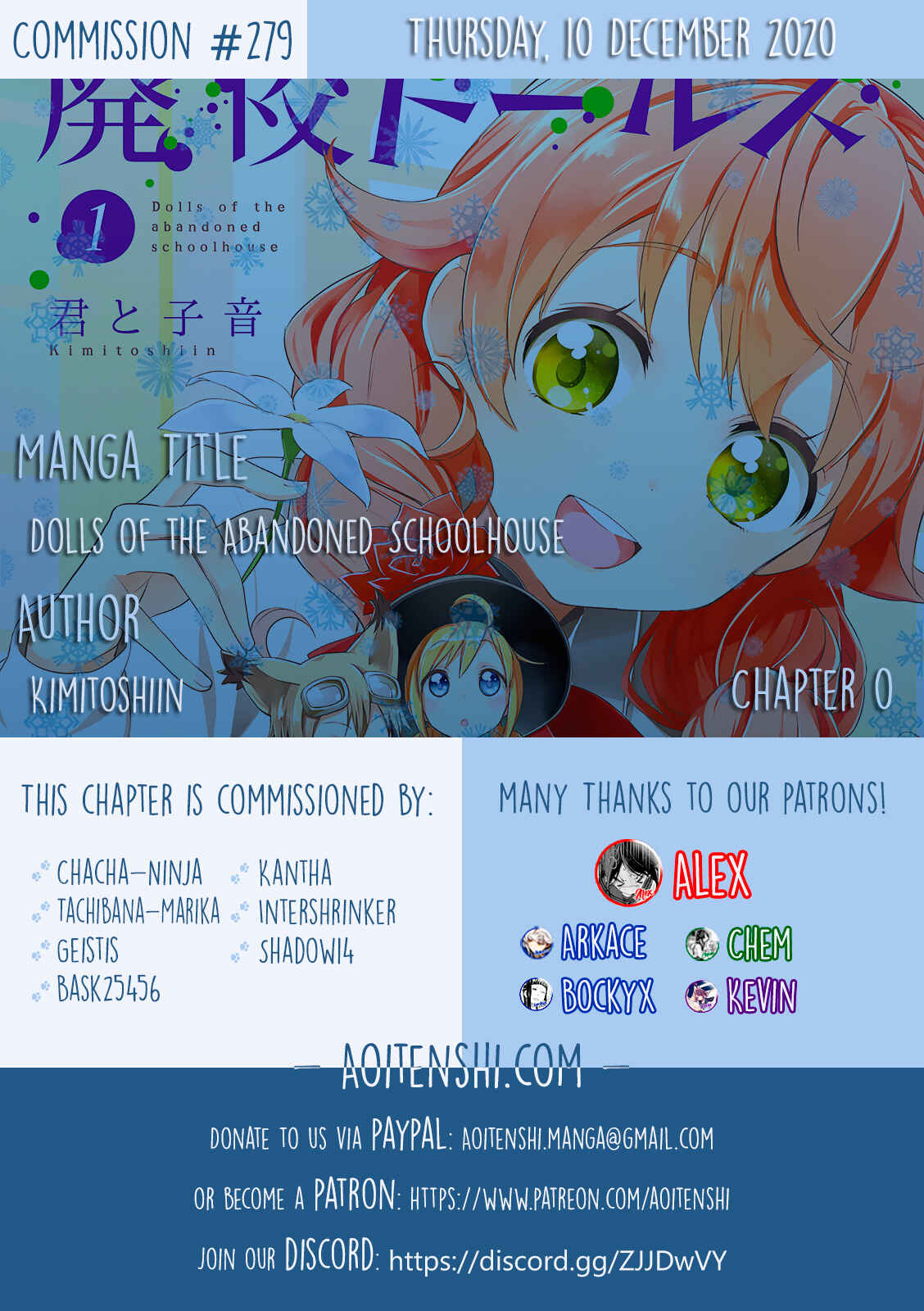 Page 2 Chapter 0 Haiko Dolls